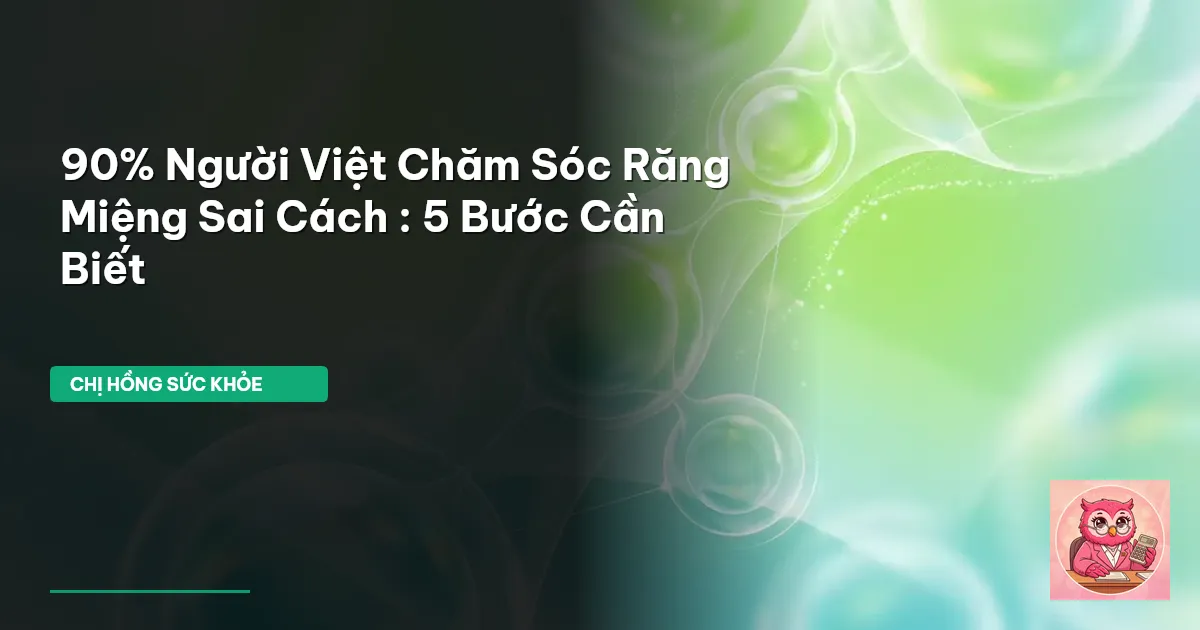 chăm sóc răng miệng