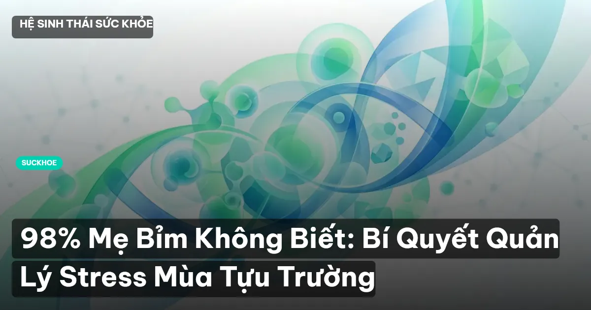 stress mẹ bỉm