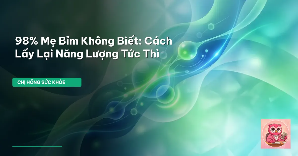bí quyết giữ năng lượng