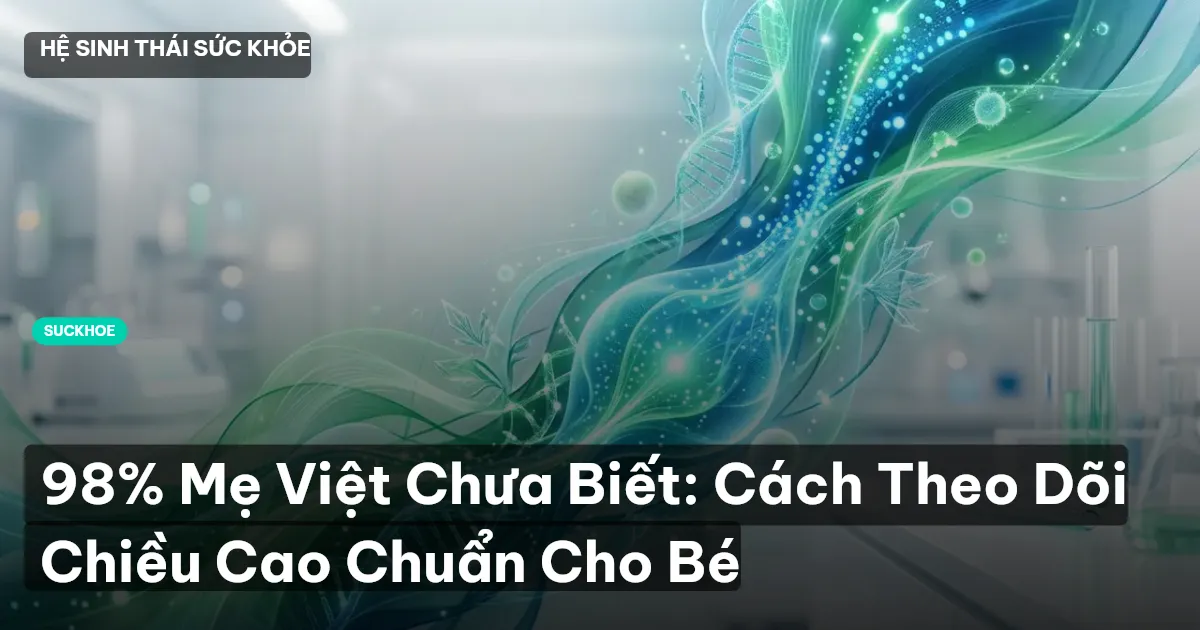 98% Mẹ Việt Chưa Biết: Cách Theo Dõi Chiều Cao Chuẩn Cho Bé