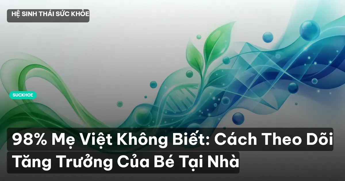 98% Mẹ Việt Không Biết: Cách Theo Dõi Tăng Trưởng Của Bé Tại Nhà