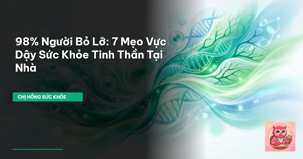 sức khỏe tinh thần