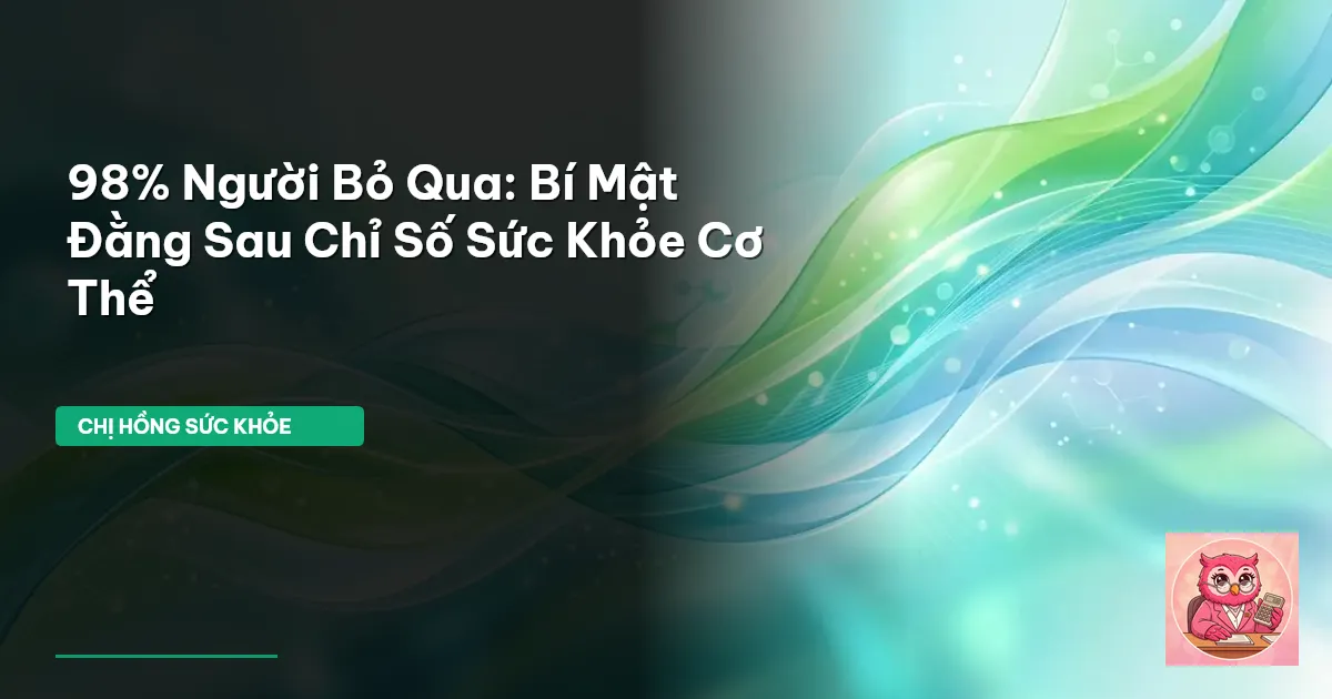 chỉ số sức khỏe