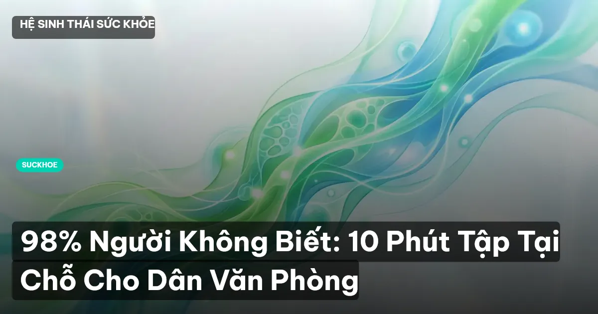 98% Người Không Biết: 10 Phút Tập Tại Chỗ Cho Dân Văn Phòng