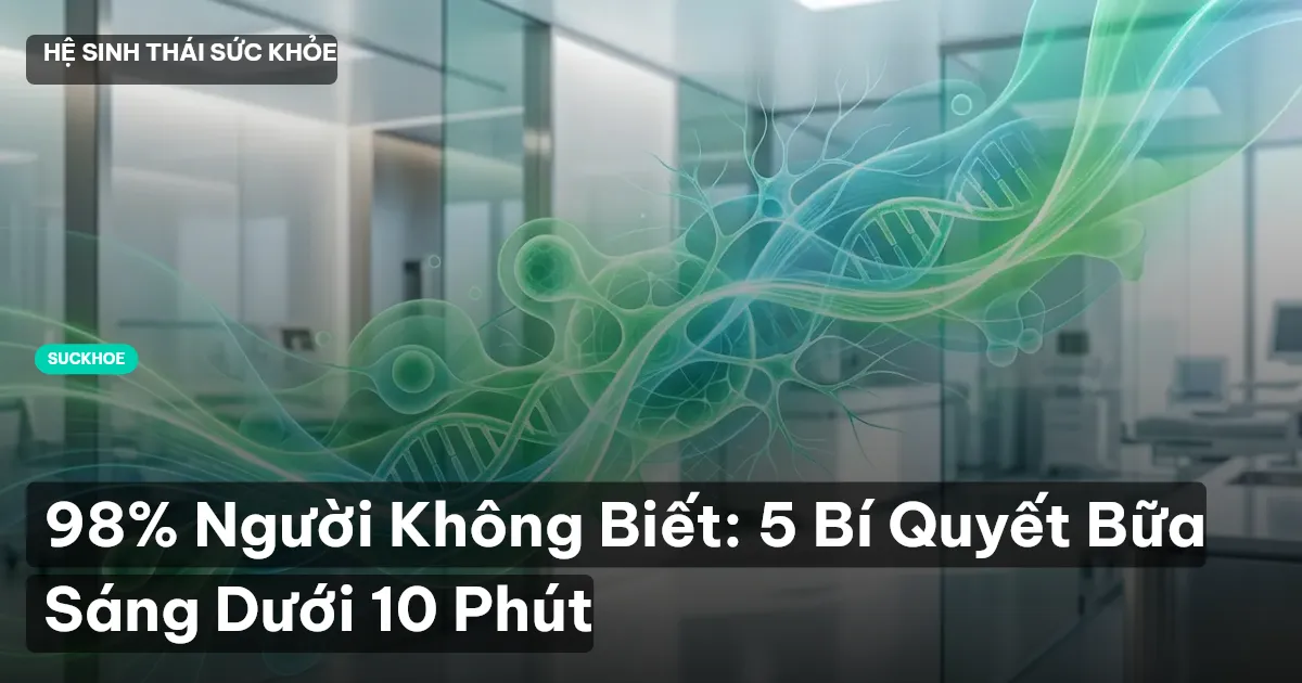 98% Người Không Biết: 5 Bí Quyết Bữa Sáng Dưới 10 Phút