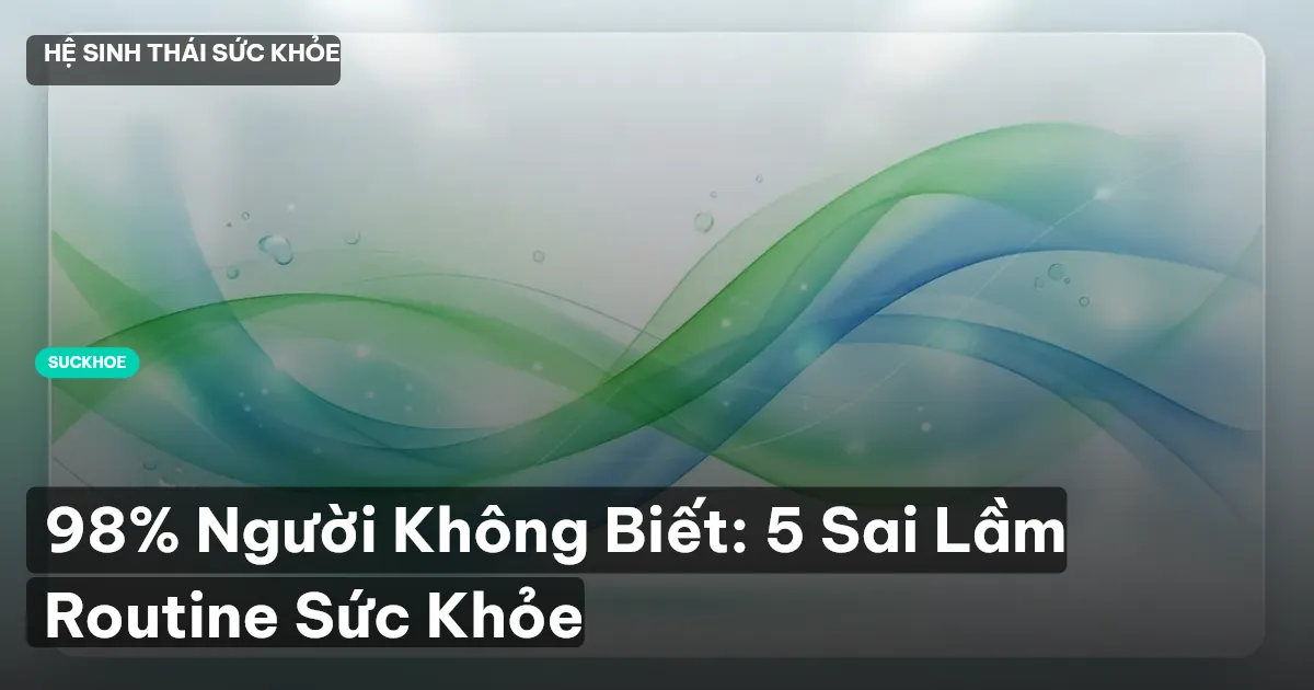 routine sức khỏe