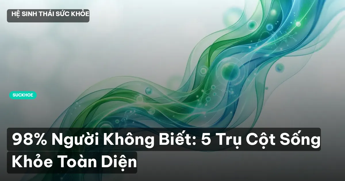 98% Người Không Biết: 5 Trụ Cột Sống Khỏe Toàn Diện