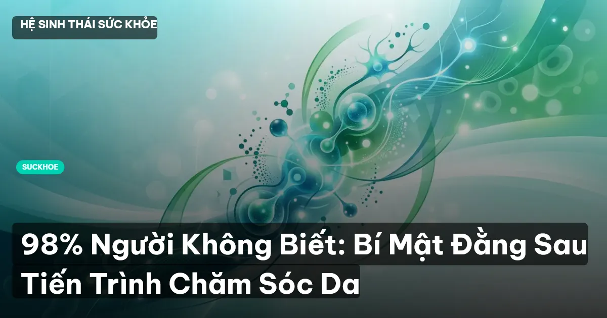 98% Người Không Biết: Bí Mật Đằng Sau Tiến Trình Chăm Sóc Da
