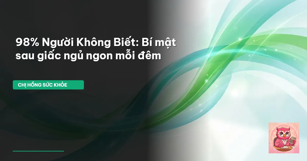 phân tích giấc ngủ