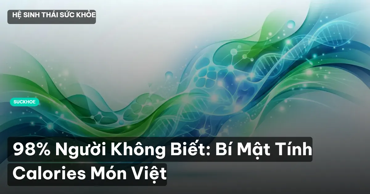 98% Người Không Biết: Bí Mật Tính Calories Món Việt