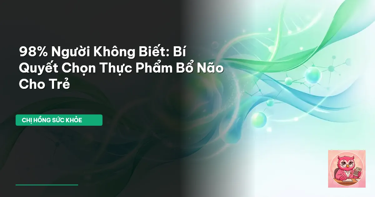 thực phẩm bổ não