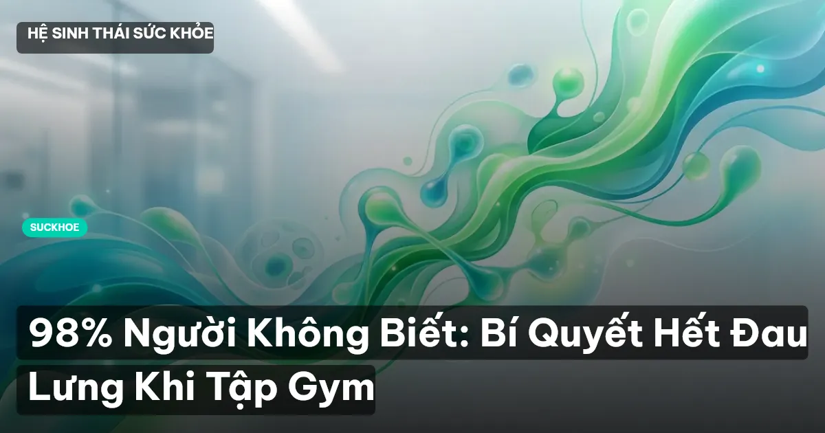 98% Người Không Biết: Bí Quyết Hết Đau Lưng Khi Tập Gym