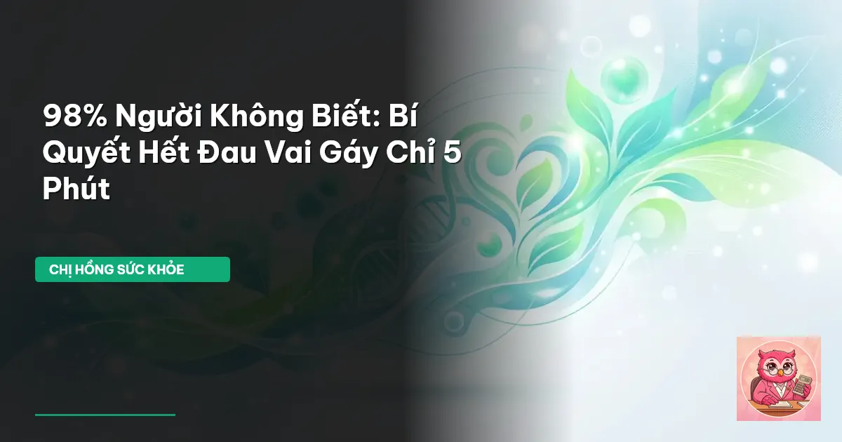 đau vai gáy
