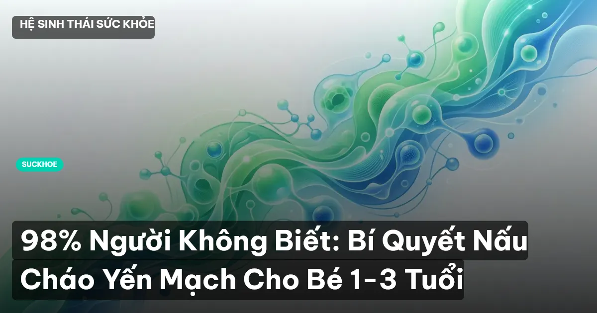 cháo yến mạch cho bé