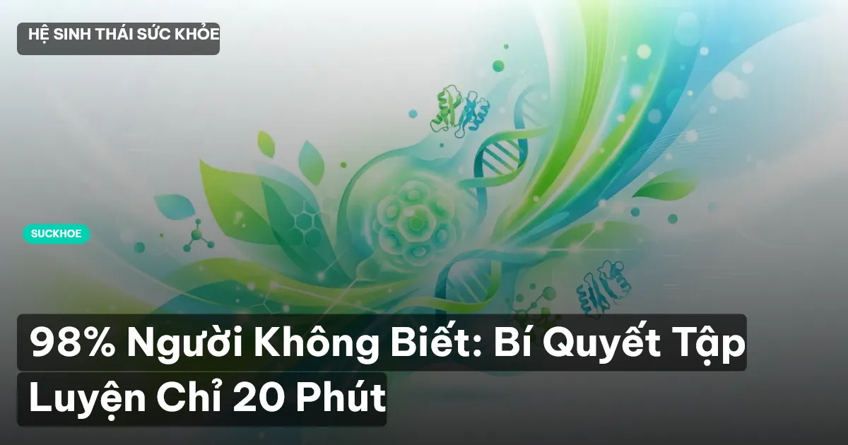 98% Người Không Biết: Bí Quyết Tập Luyện Chỉ 20 Phút