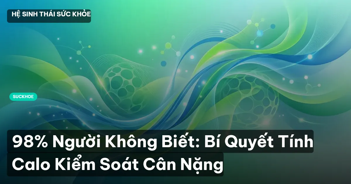 98% Người Không Biết: Bí Quyết Tính Calo Kiểm Soát Cân Nặng