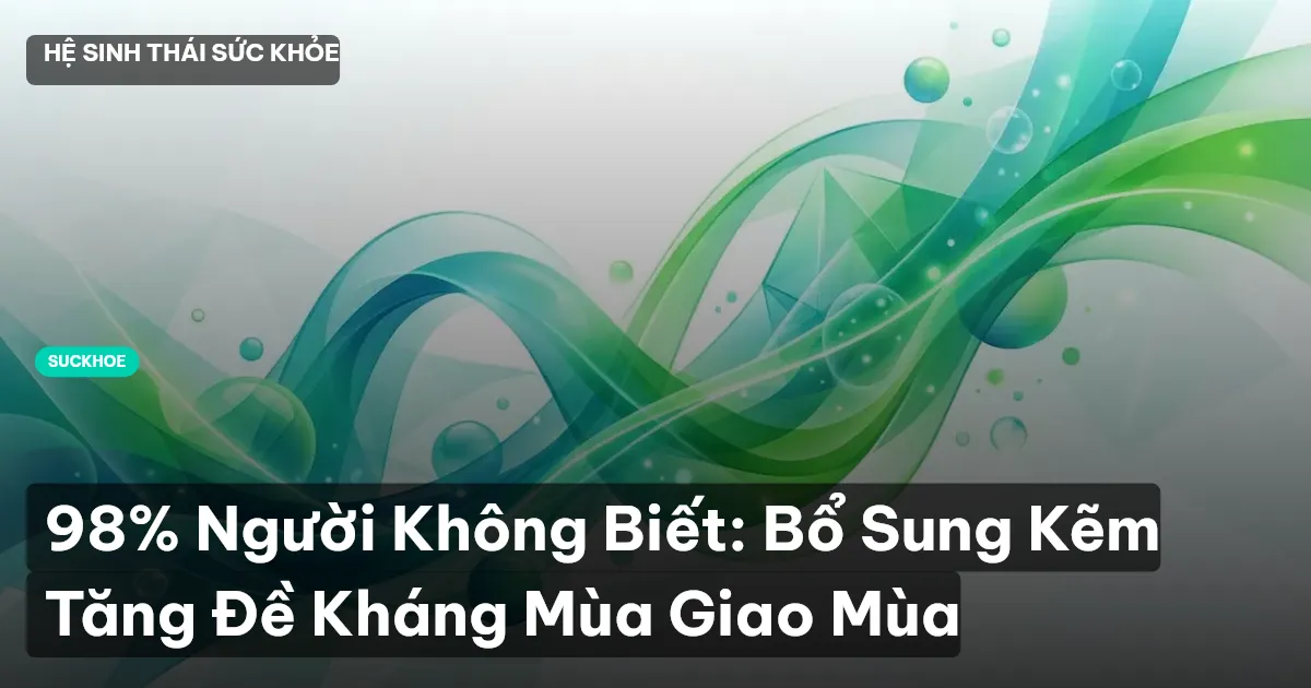 bổ sung kẽm