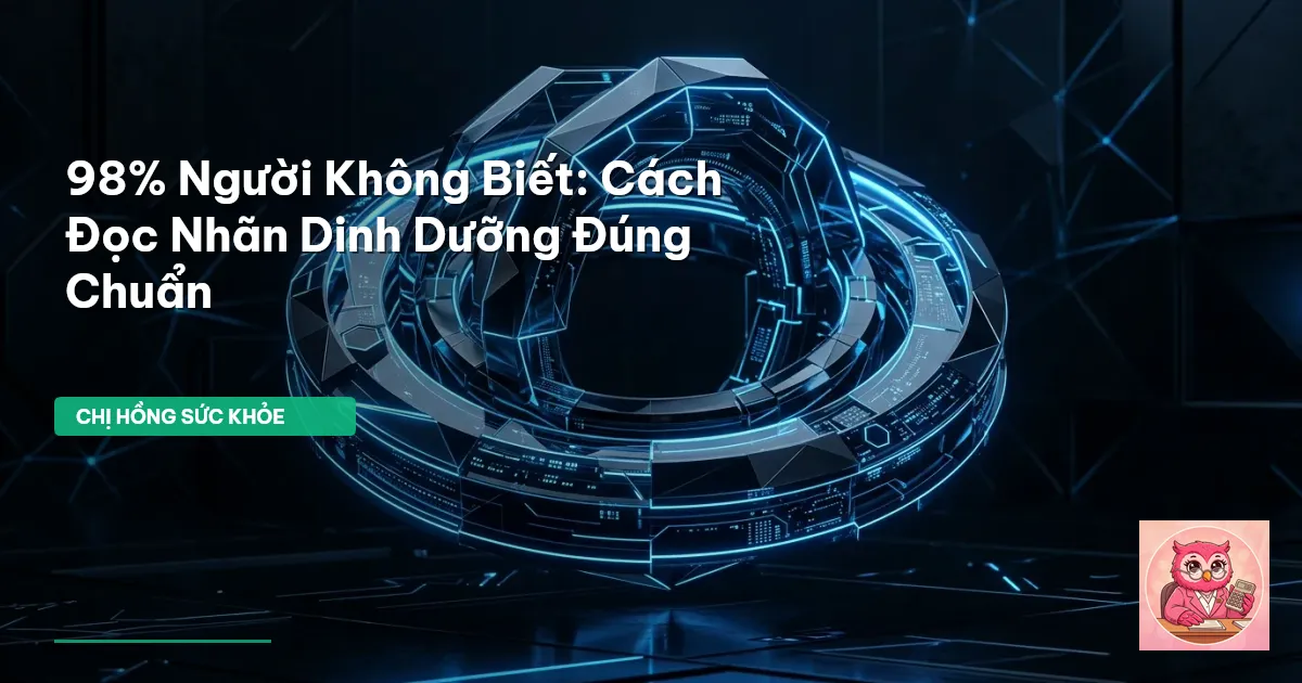 cách đọc nhãn dinh dưỡng
