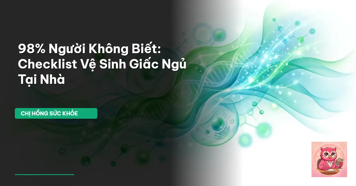 vệ sinh giấc ngủ