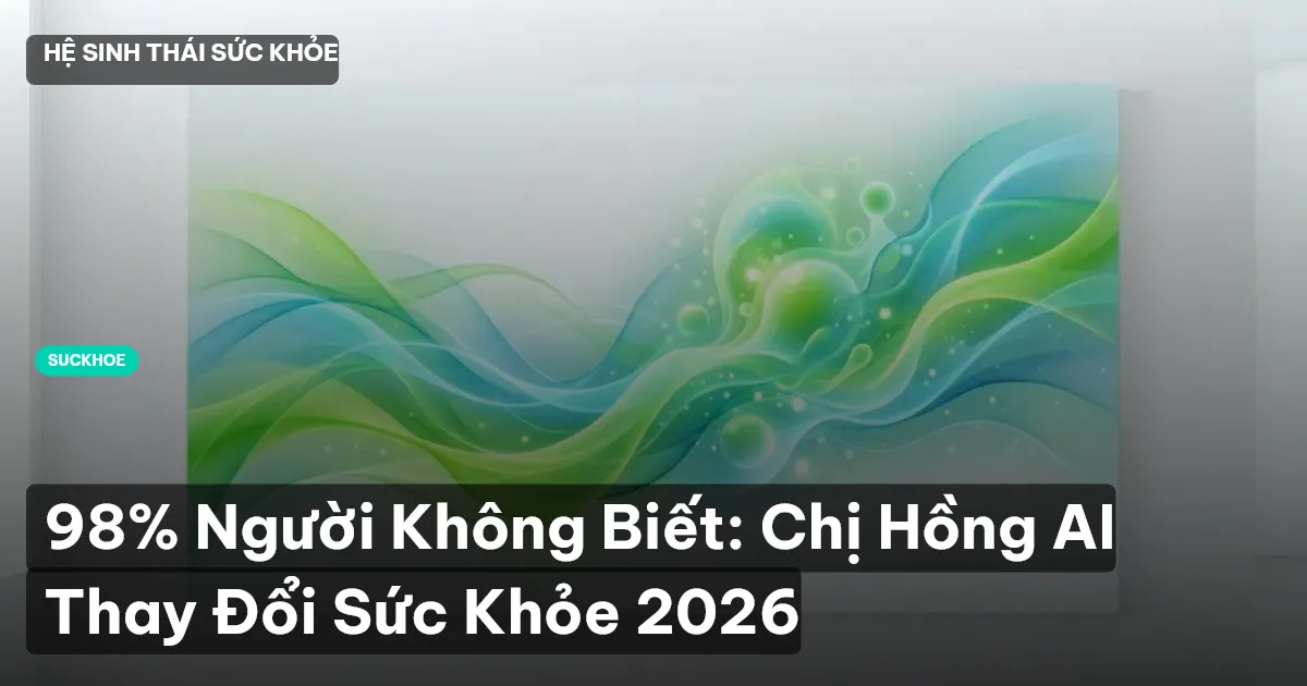 98% Người Không Biết: Chị Hồng AI Thay Đổi Sức Khỏe 2026