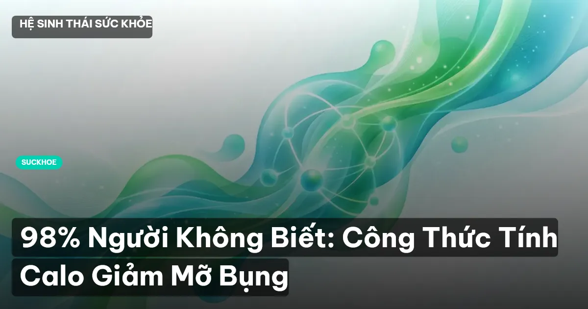 98% Người Không Biết: Công Thức Tính Calo Giảm Mỡ Bụng
