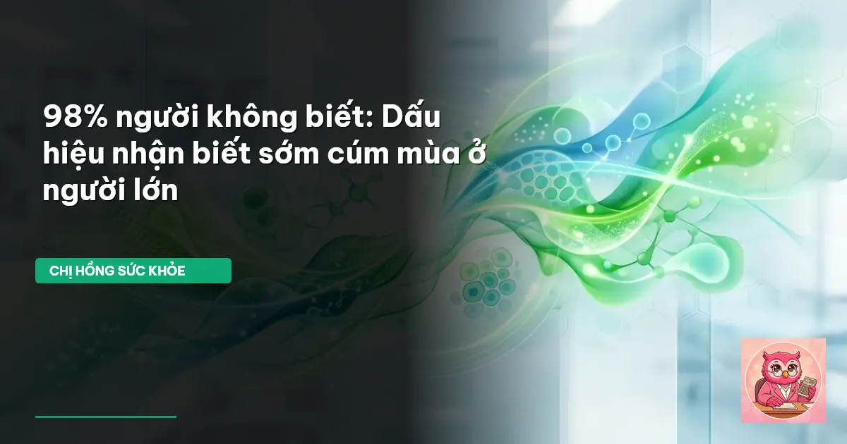 dấu hiệu cúm mùa