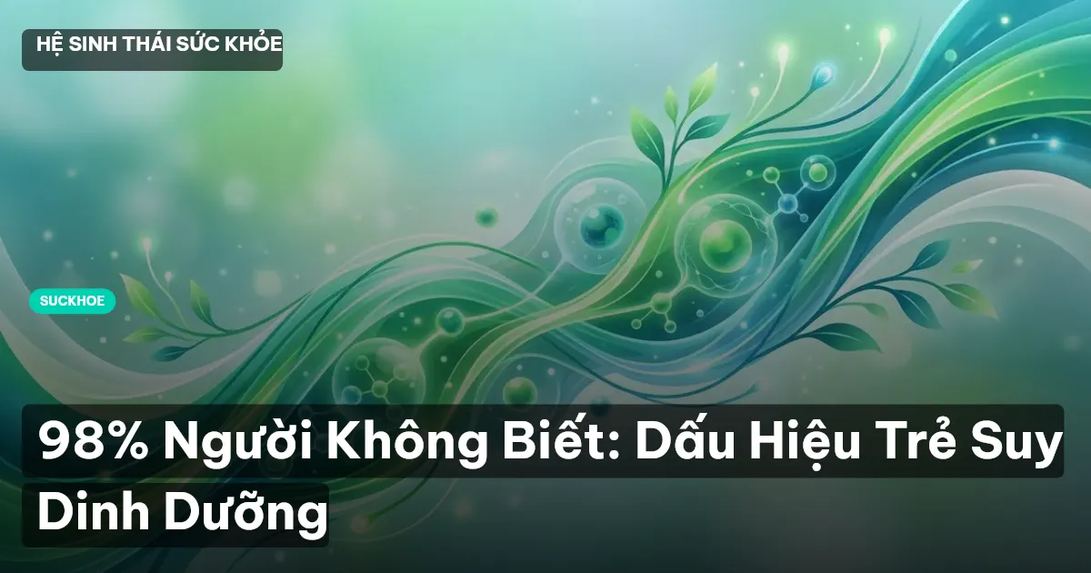 98% Người Không Biết: Dấu Hiệu Trẻ Suy Dinh Dưỡng