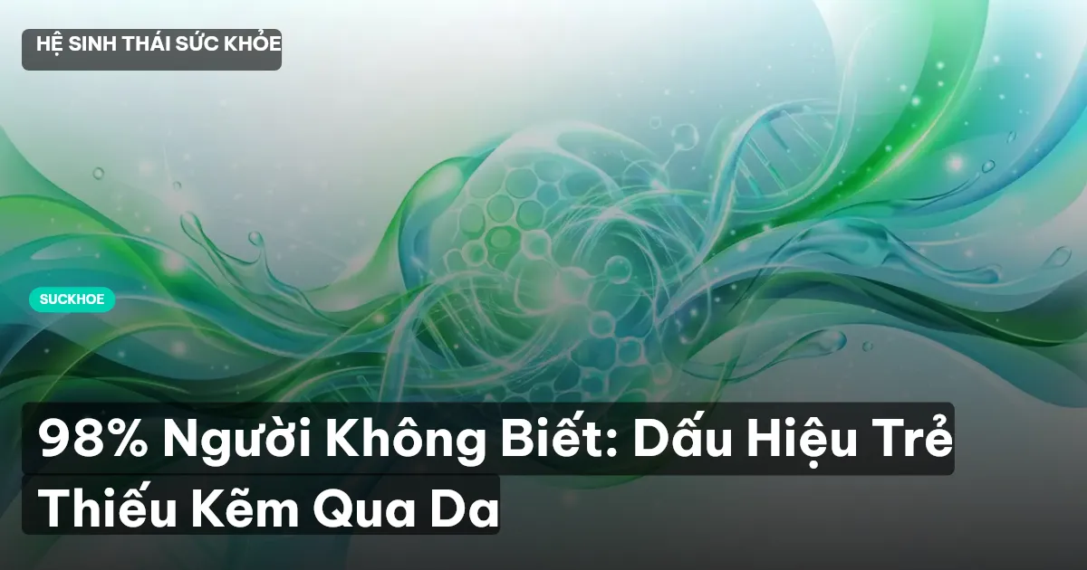 trẻ thiếu kẽm