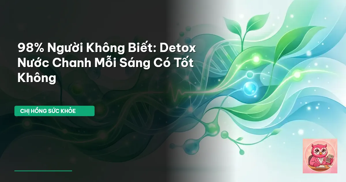 detox nước chanh
