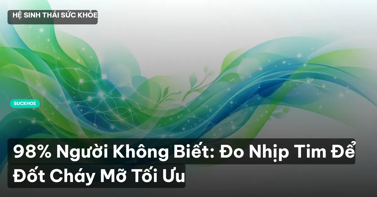 98% Người Không Biết: Đo Nhịp Tim Để Đốt Cháy Mỡ Tối Ưu