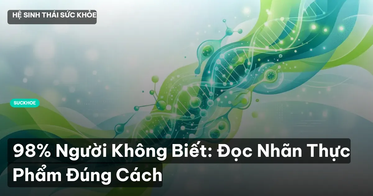 98% Người Không Biết: Đọc Nhãn Thực Phẩm Đúng Cách
