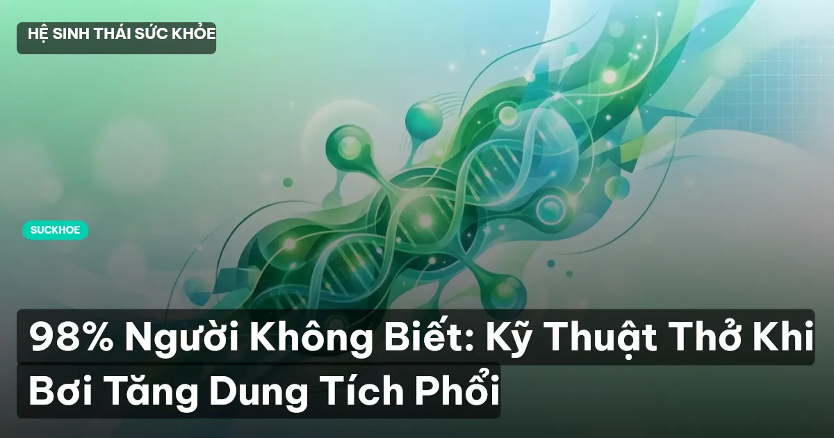 98% Người Không Biết: Kỹ Thuật Thở Khi Bơi Tăng Dung Tích Phổi