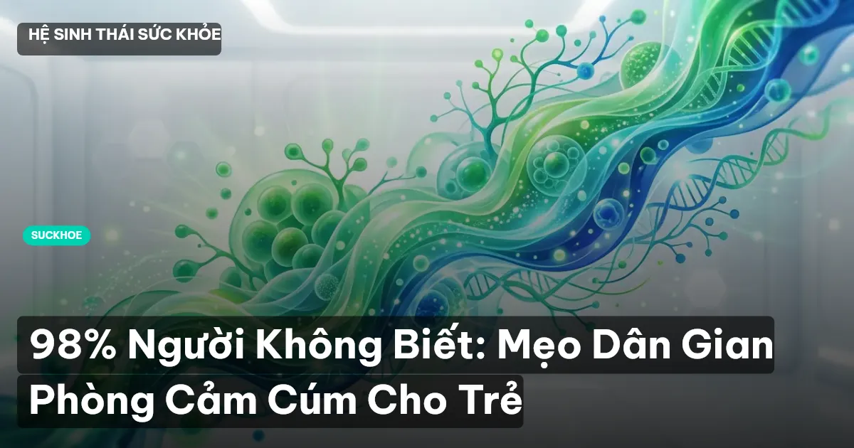 phòng cảm cúm cho trẻ