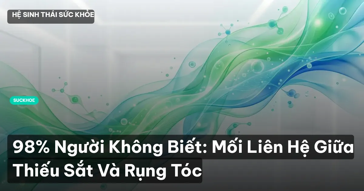 98% Người Không Biết: Mối Liên Hệ Giữa Thiếu Sắt Và Rụng Tóc