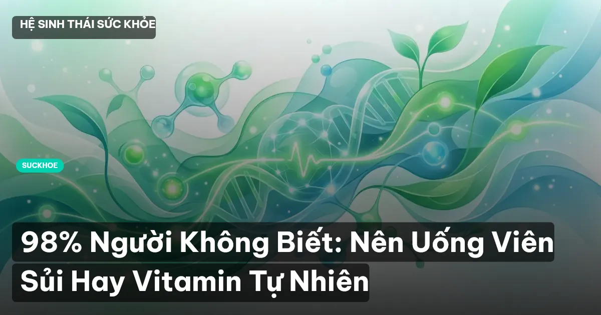 98% Người Không Biết: Nên Uống Viên Sủi Hay Vitamin Tự Nhiên