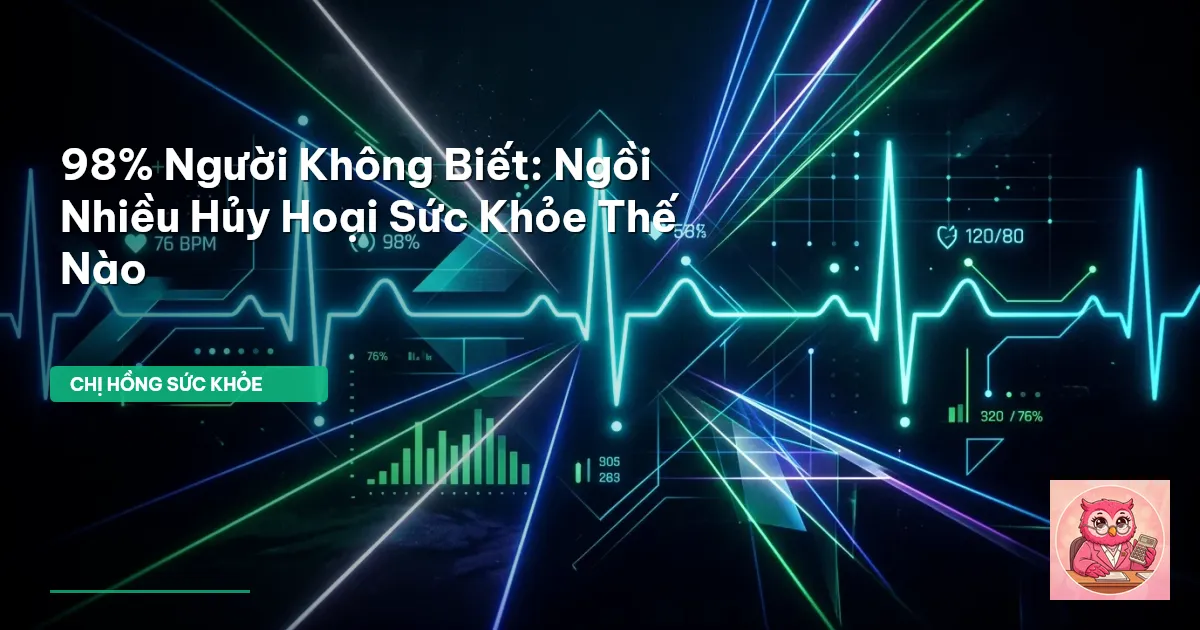 tác hại của ngồi nhiều