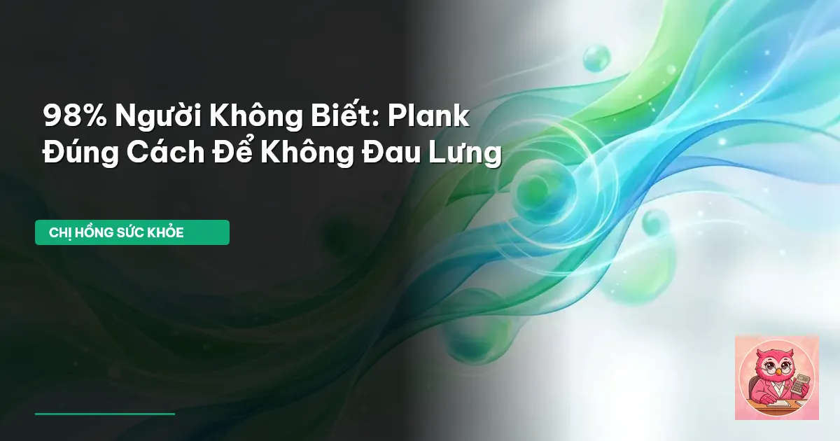 plank đúng cách