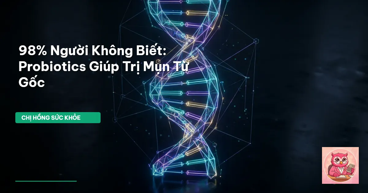 probiotics trị mụn