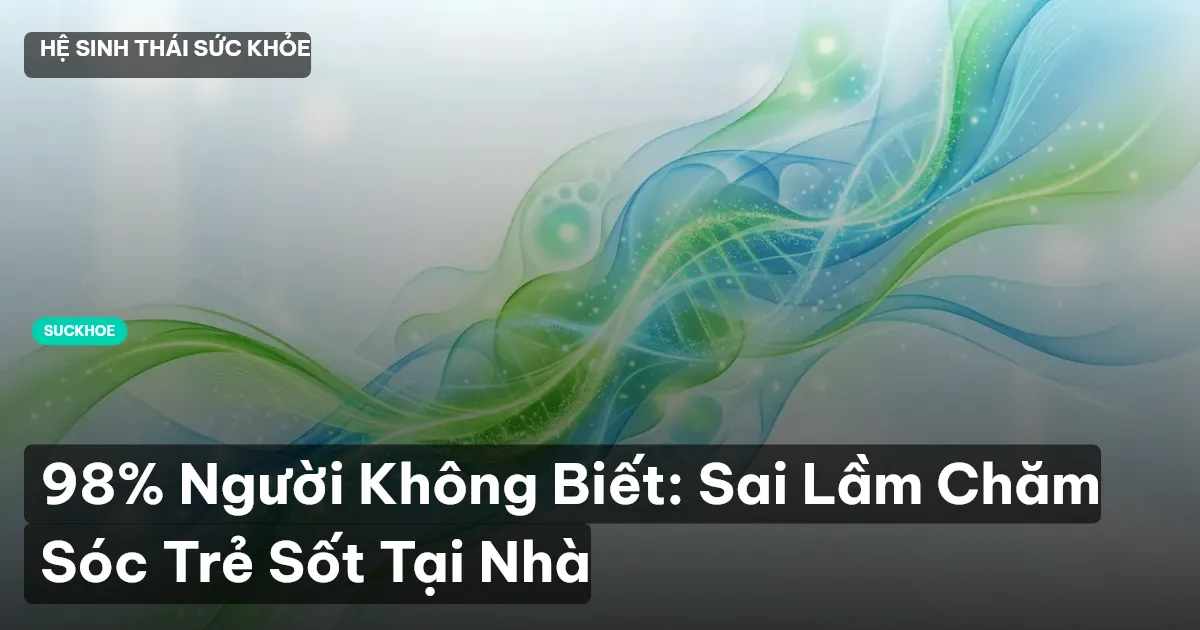 trẻ sốt