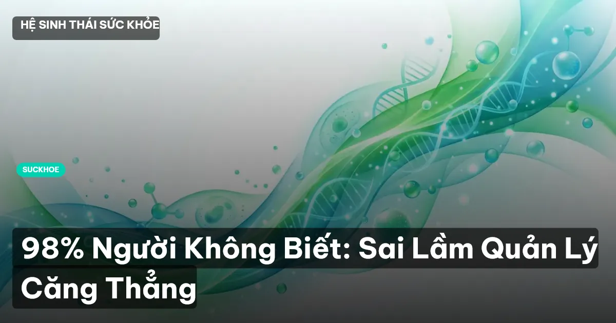 98% Người Không Biết: Sai Lầm Quản Lý Căng Thẳng