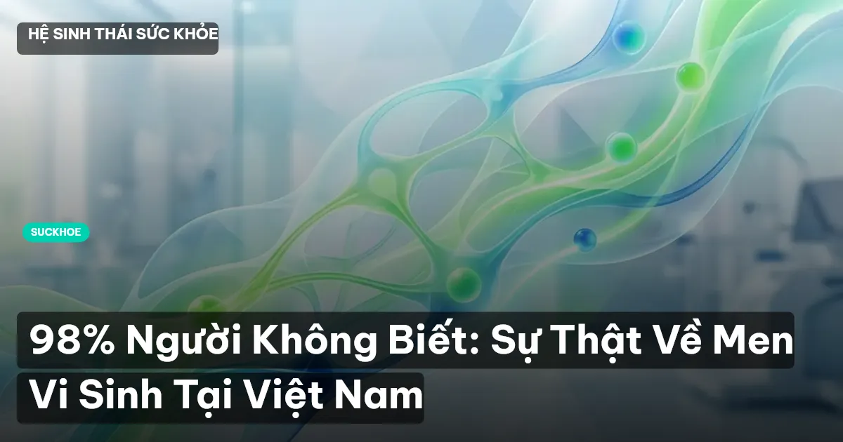 98% Người Không Biết: Sự Thật Về Men Vi Sinh Tại Việt Nam