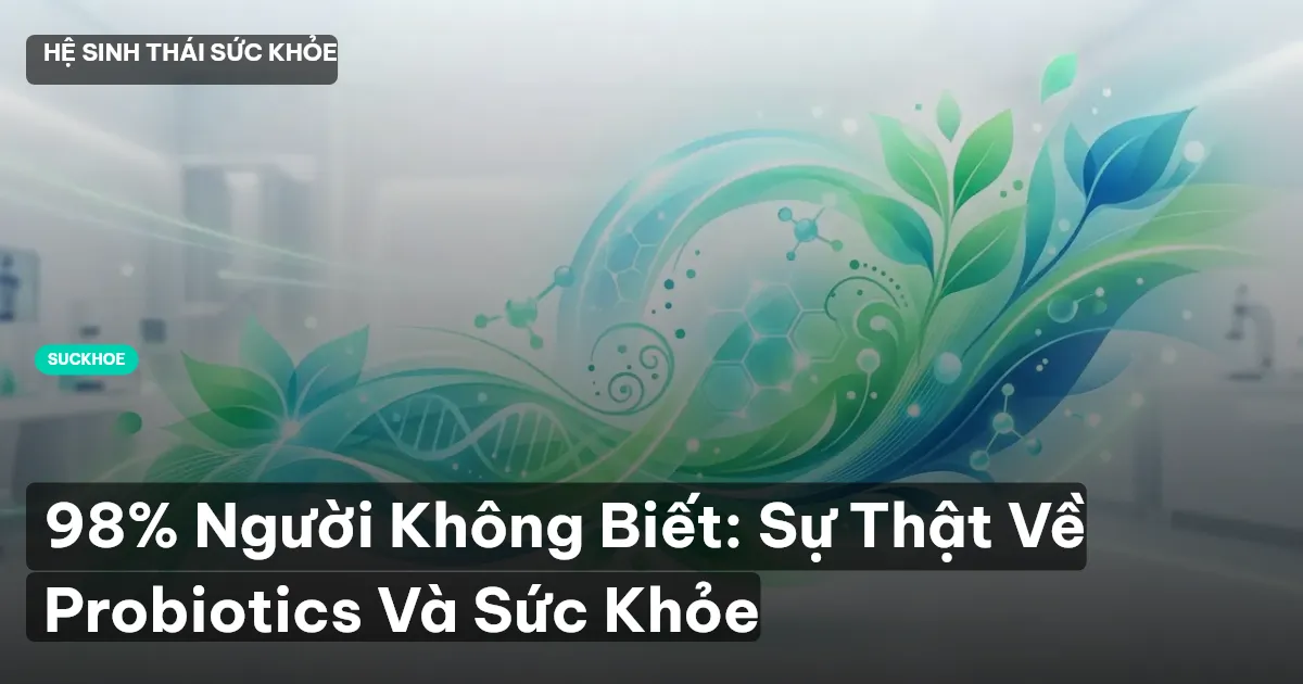 98% Người Không Biết: Sự Thật Về Probiotics Và Sức Khỏe
