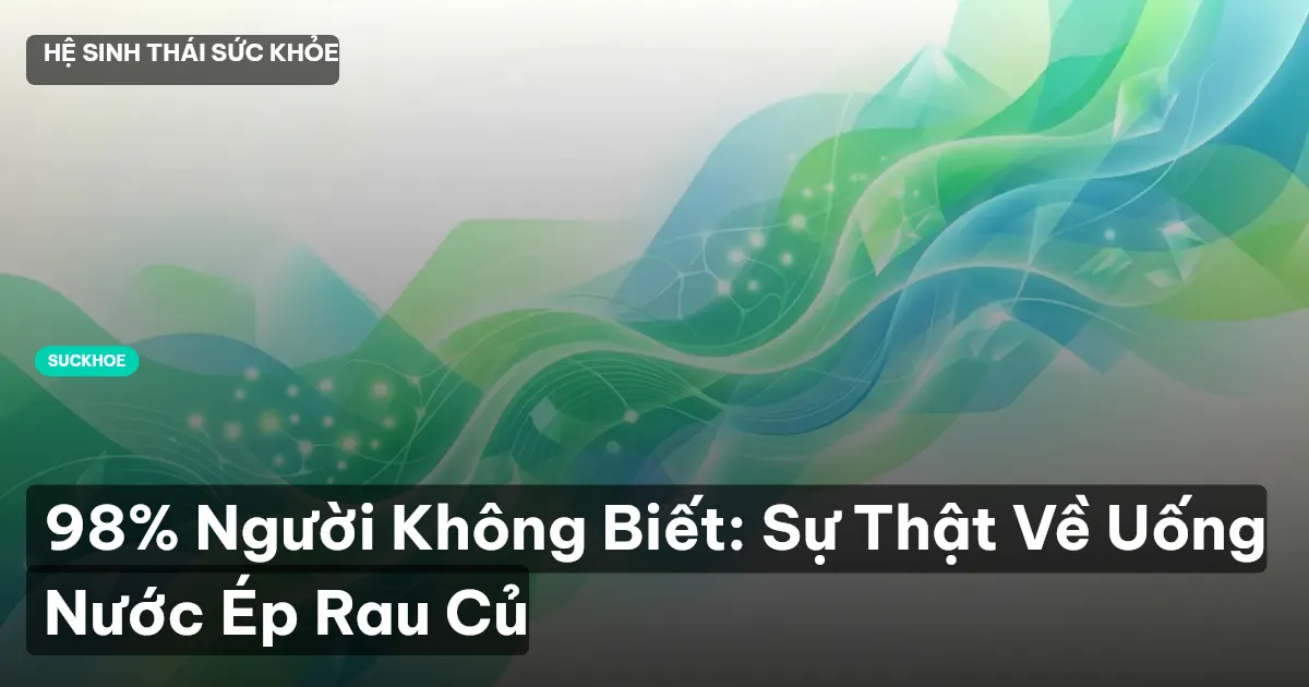 nước ép rau củ