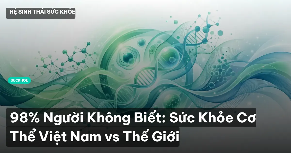 98% Người Không Biết: Sức Khỏe Cơ Thể Việt Nam vs Thế Giới