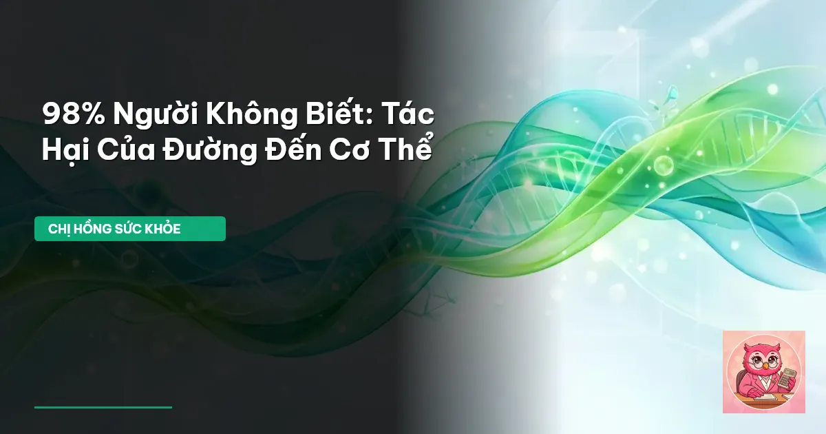 tác hại của đường