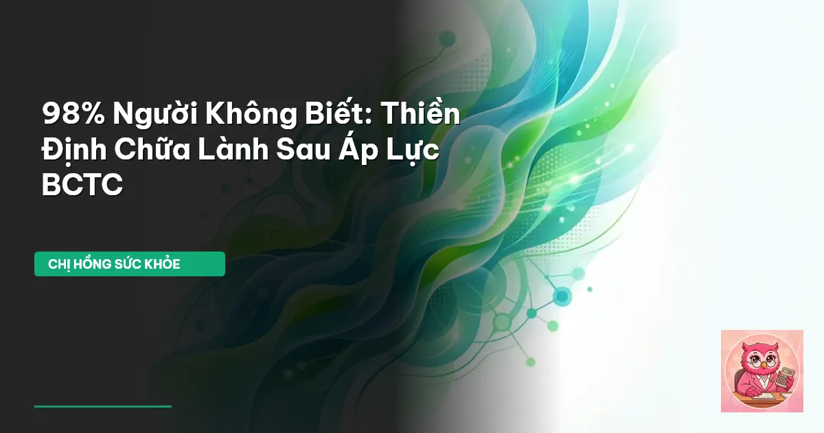 thiền định trị liệu