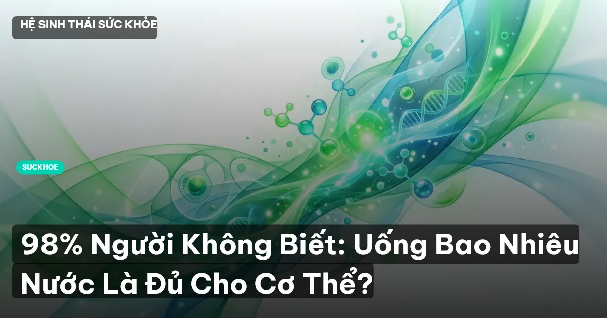 uống bao nhiêu nước