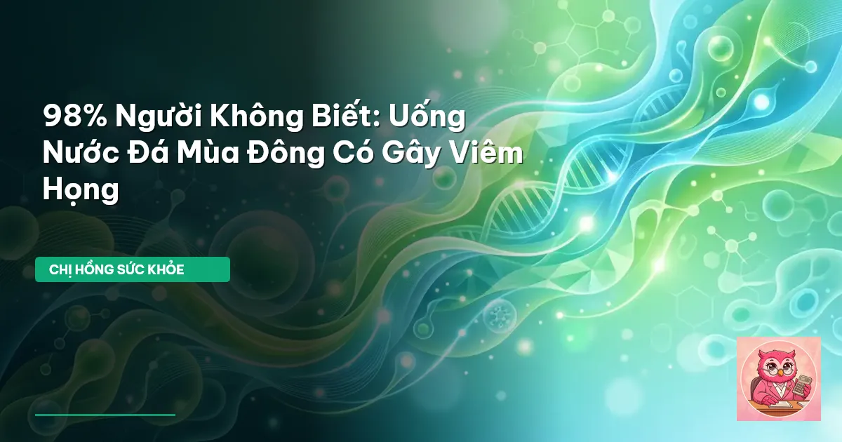 uống nước đá