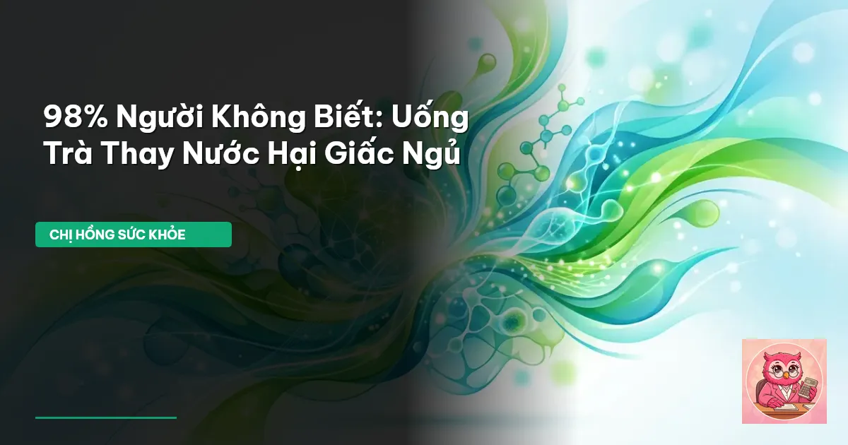 uống trà thay nước