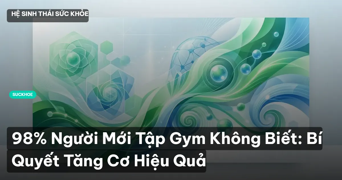 98% Người Mới Tập Gym Không Biết: Bí Quyết Tăng Cơ Hiệu Quả